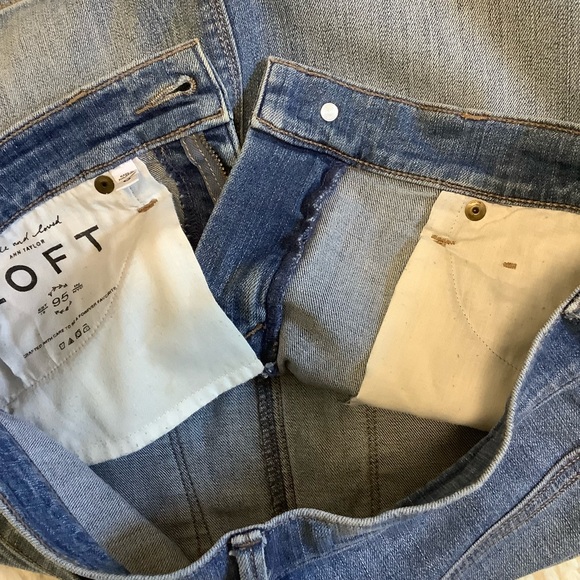 LOFT Denim Mini Skirt - Picture 5 of 13